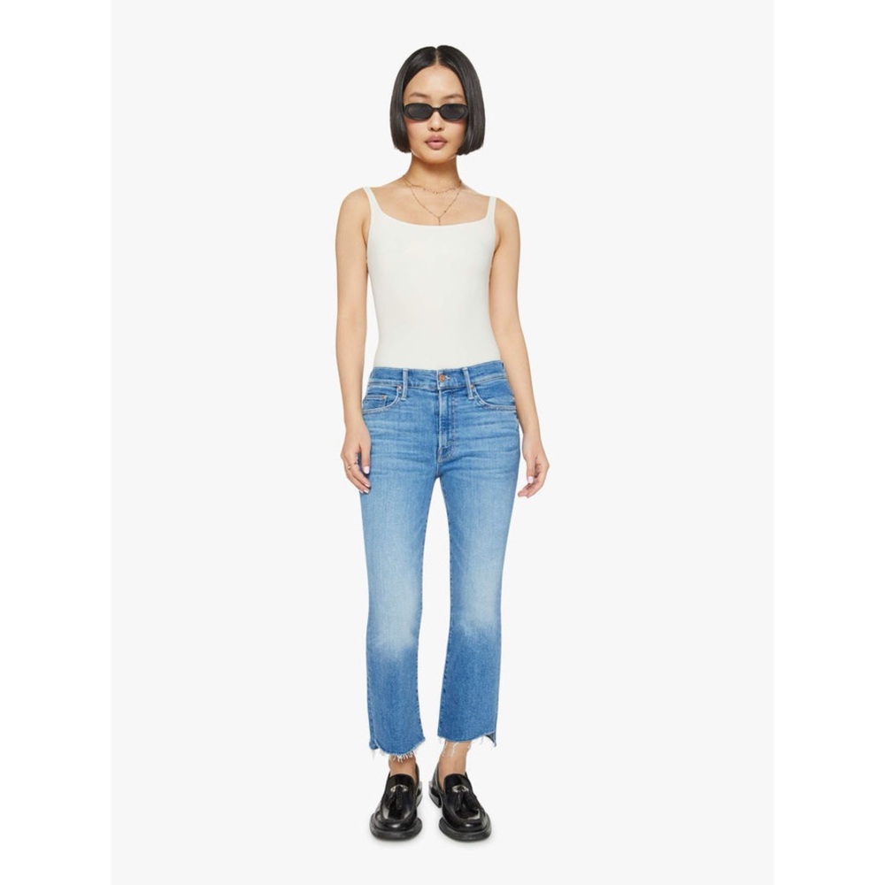 MOTHER The Insider Crop Step Fray - Size 30
